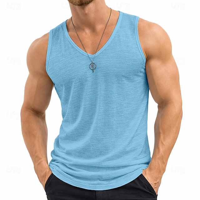 Kevin | Camiseta sin mangas cuello V para hombre