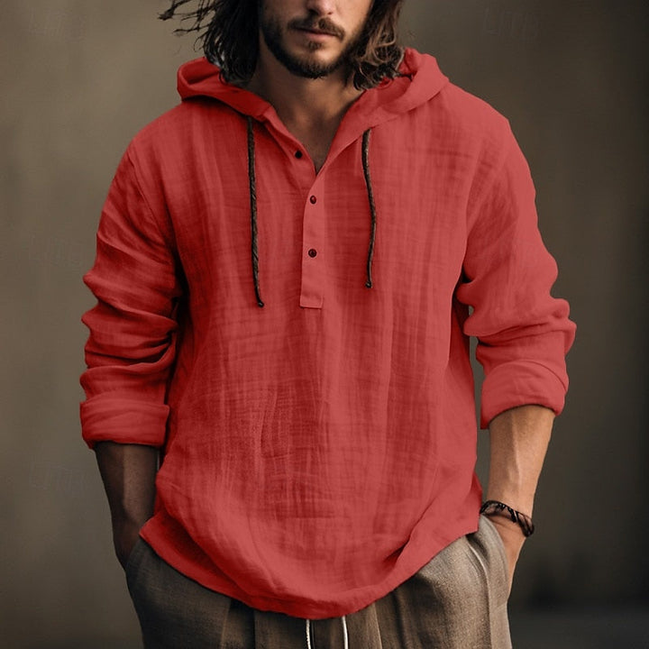 Ítalo | Camisa con capucha relajada