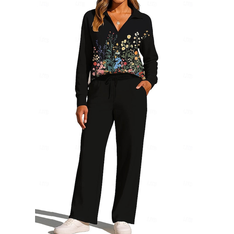 Betsabé | Conjunto de dos piezas con estampado floral