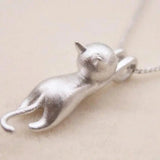 Dana | Collar gato plateado
