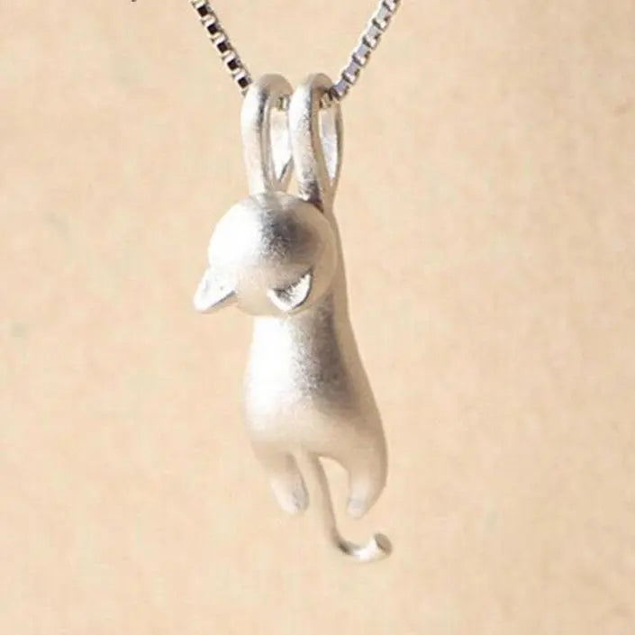 Dana | Collar gato plateado