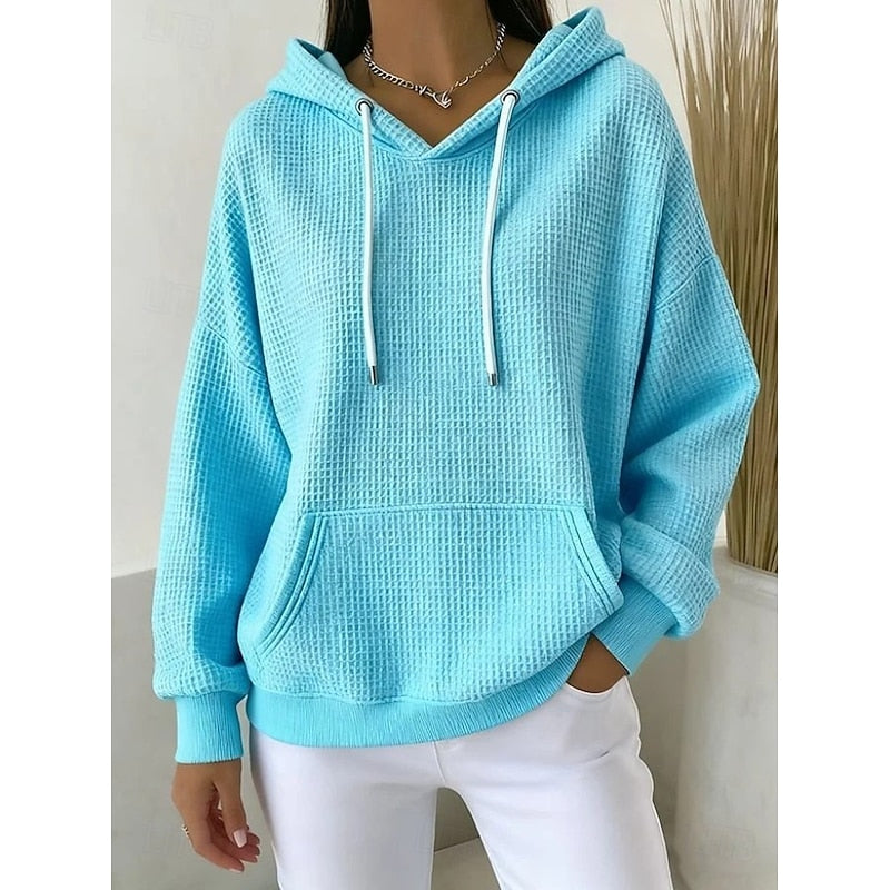 Lourdes | Polerón con capucha texturado
