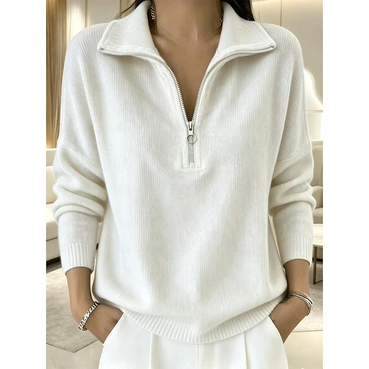 Jenifer | Sweater con cierre y cuello alto