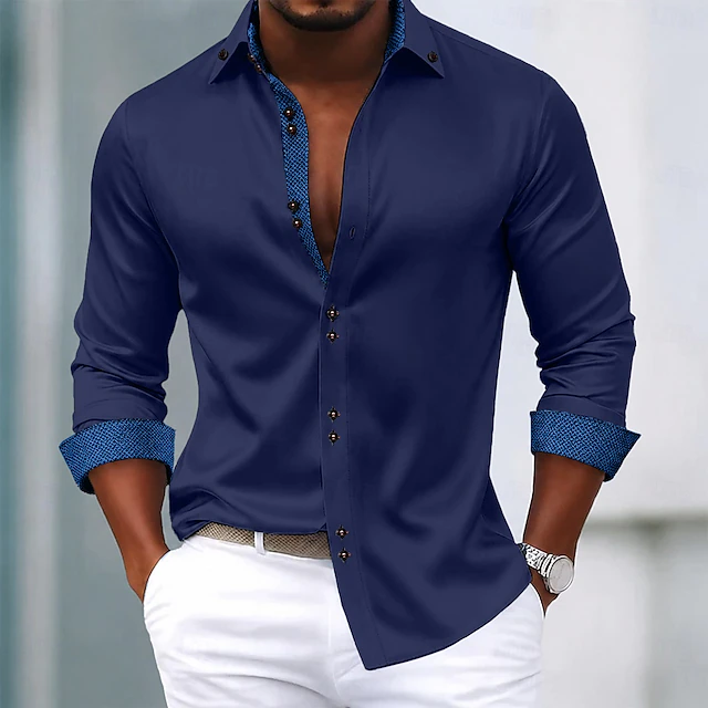 Egidio | Camisa con contraste