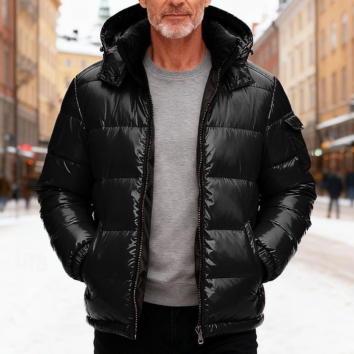 Camilo | Parka puffer con capucha para hombre
