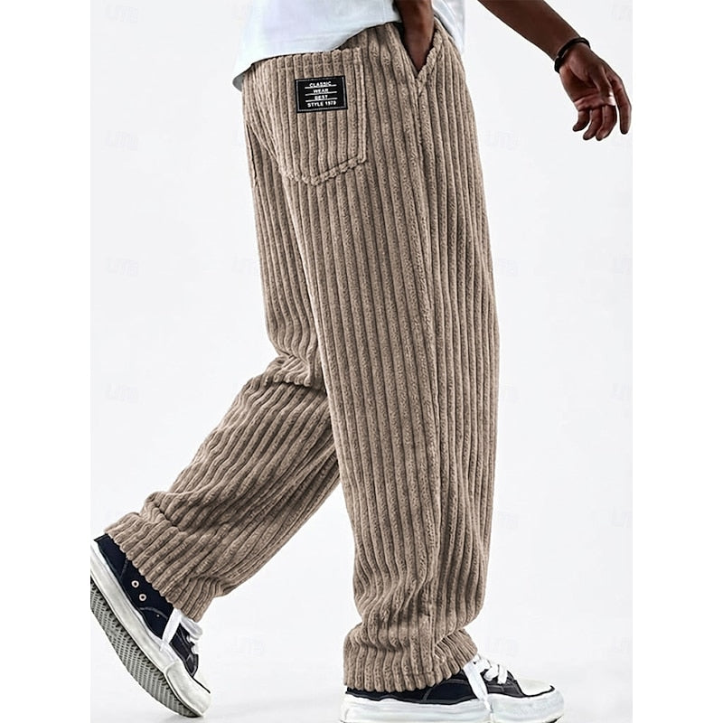 Felipe | Pantalón recto acanalado