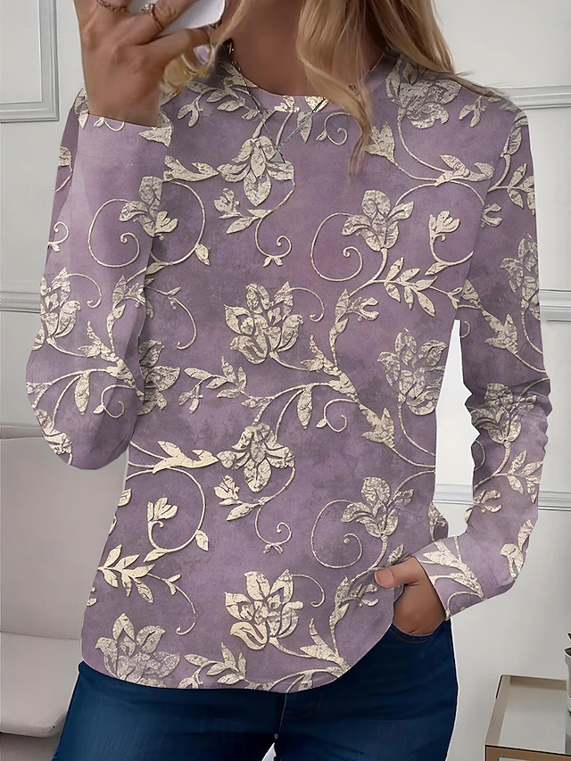 Laura Andrea | Túnica estampada de manga larga