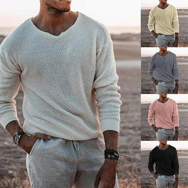 Conrado | Sweater cuello V texturado