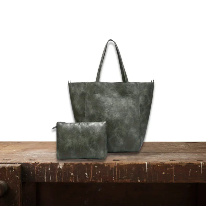 Ana Luisa | Bolso tote retro con monedero