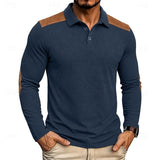 Francisco | Polera polo manga larga con textura waffle