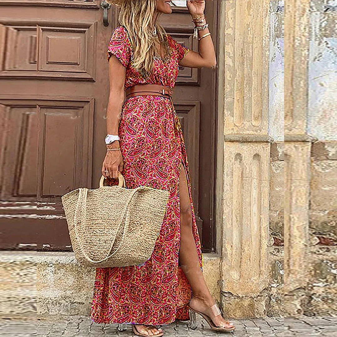 Elena | Vestido Maxi Boho Ligero