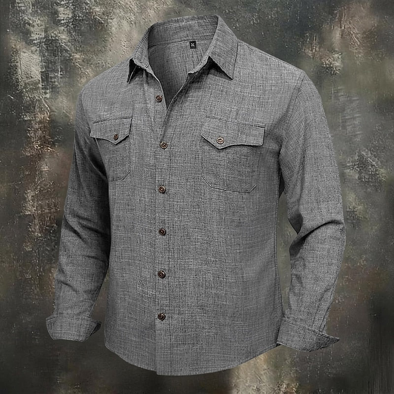 Aillañir | Camisa de botones relajada para hombre