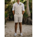 Lamberto | Traje de verano con chaleco y short
