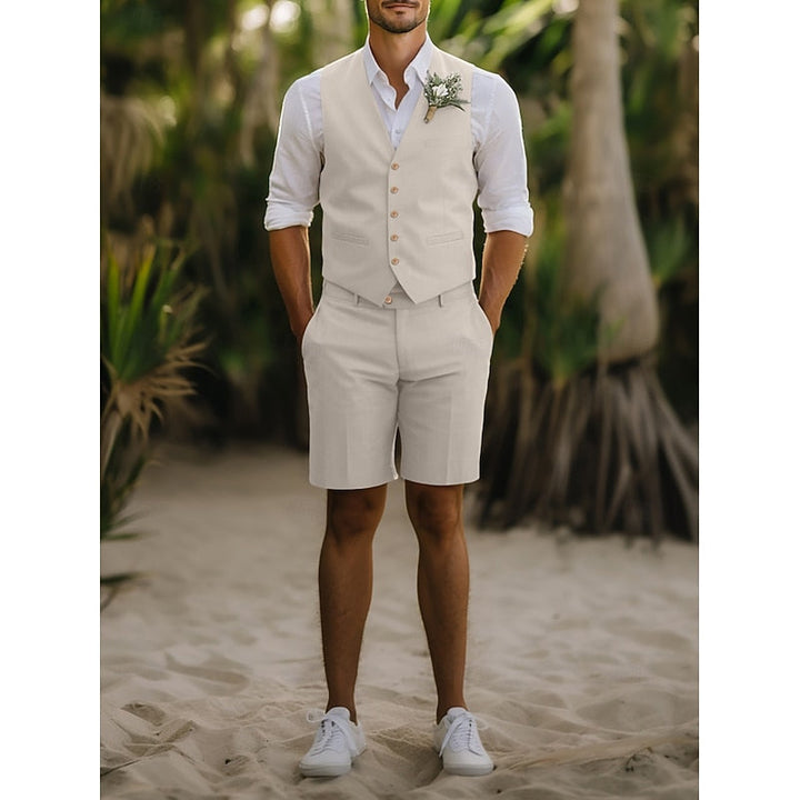 Lamberto | Traje de verano con chaleco y short