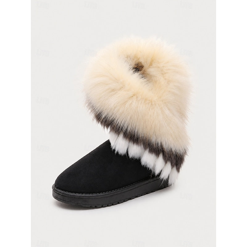 Esperanza | Botas de invierno con ribete peludo