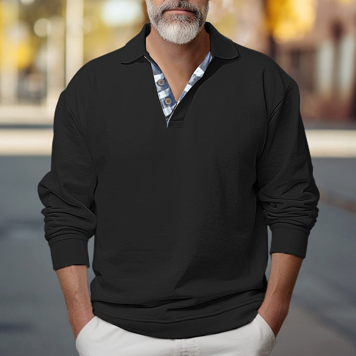 Elías | Polerón con cuello polo