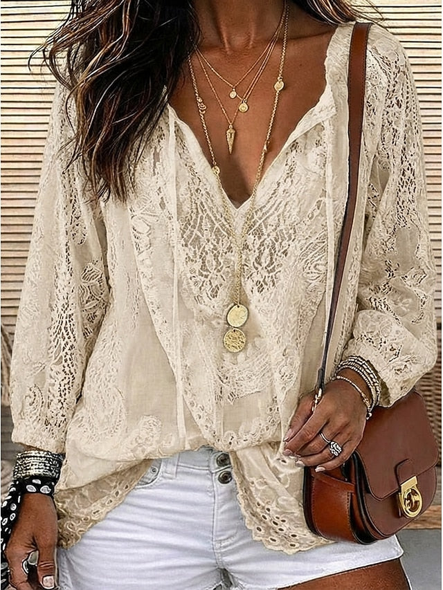 Eliana Andrea | Blusa de encaje boho