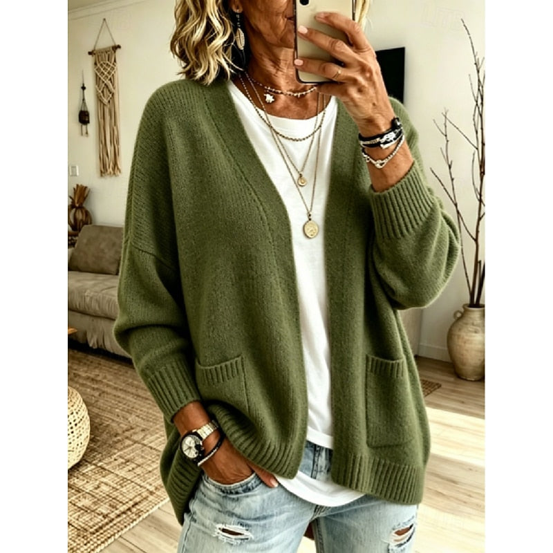 Maruja | Cardigan abierto holgado