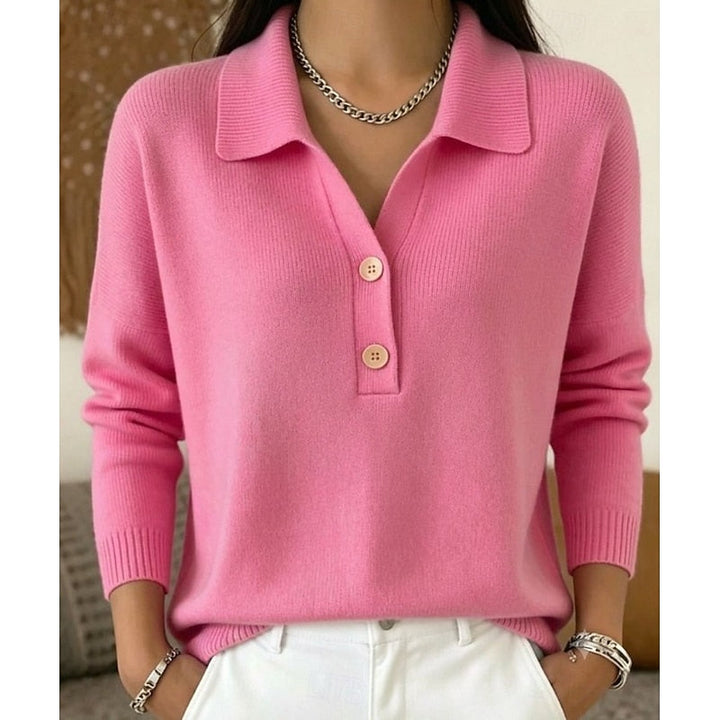 Carmela | Sweater de cuello con botones