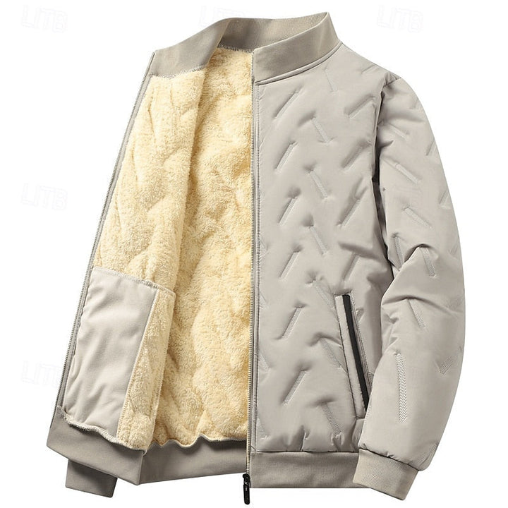 Ulises | Chaqueta bomber acolchada con textura