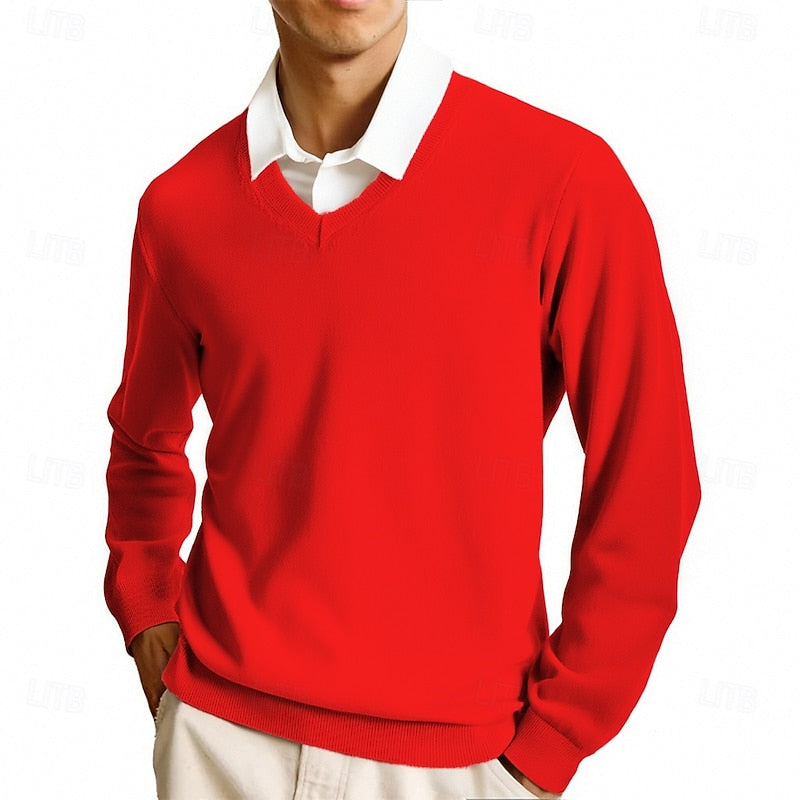 Armando | Sweater cuello V clásico