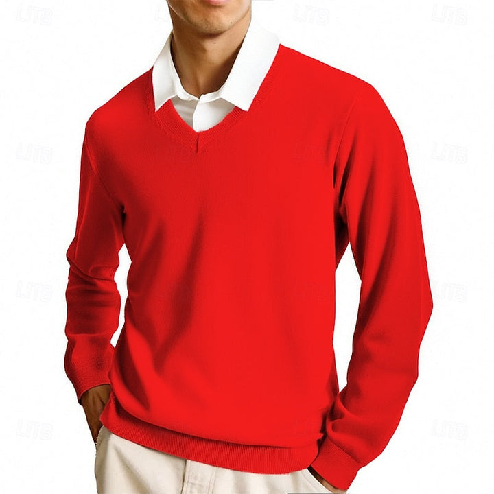Armando | Sweater cuello V clásico