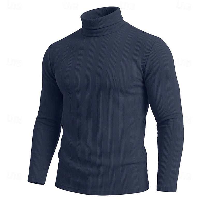 Mauro | Sweater cuello alto texturado para hombre