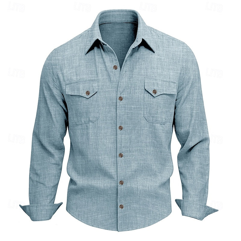 Aillañir | Camisa de botones relajada para hombre