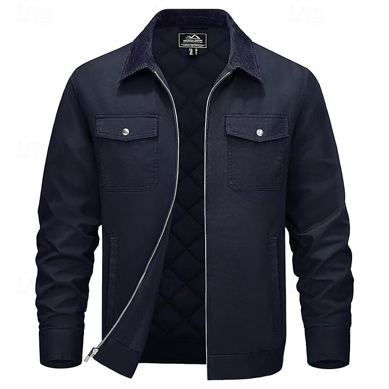 Bastián | Chaqueta de cuello contrastado