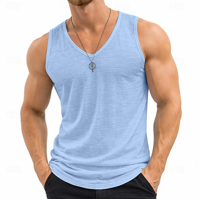 Kevin | Camiseta sin mangas cuello V para hombre