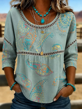 Genoveva | Blusa bohemia con calados