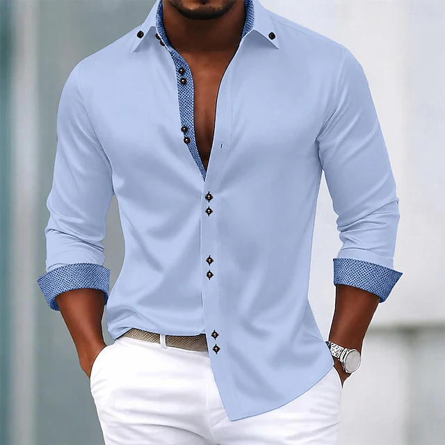 Egidio | Camisa con contraste