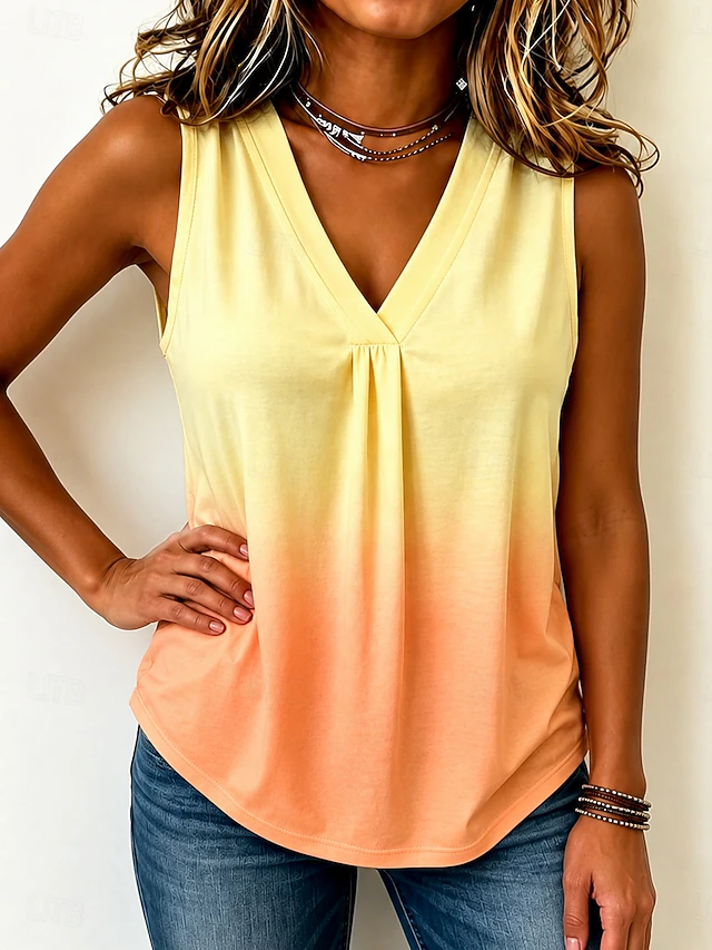 Victoria | Blusa sin mangas escote en V