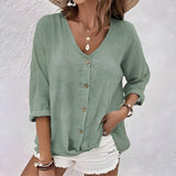 Jhoana | Blusa suelta con botones