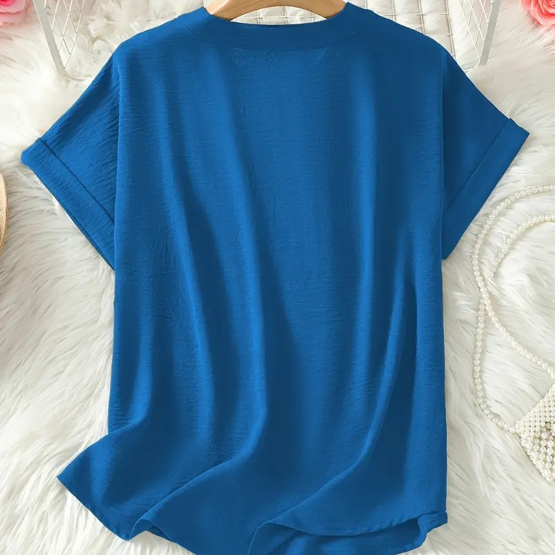 Maribel | Blusa manga media con escote en V