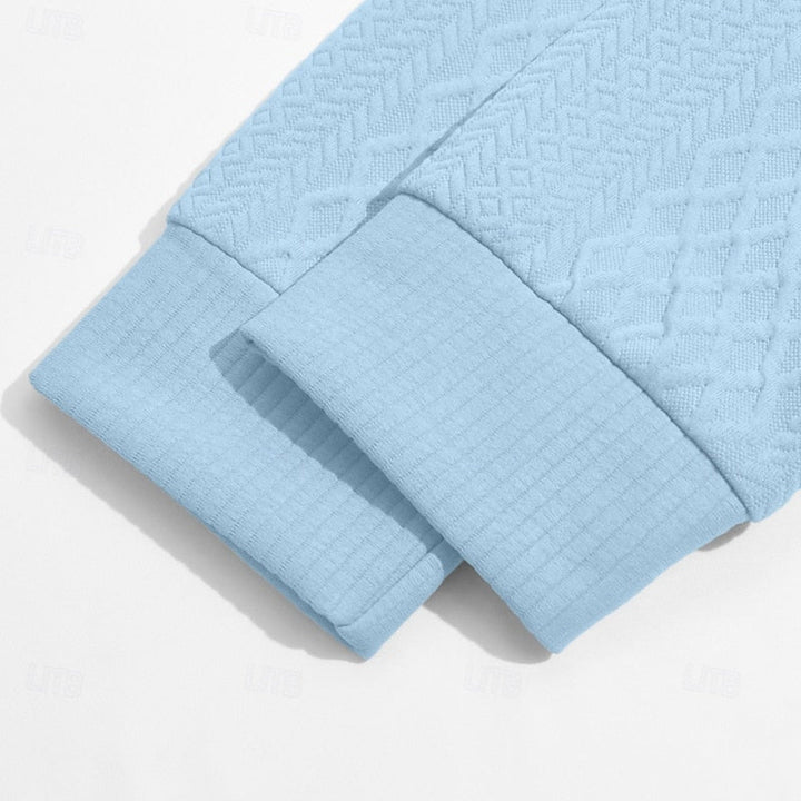 Ezio | Sweater texturado con cierre corto