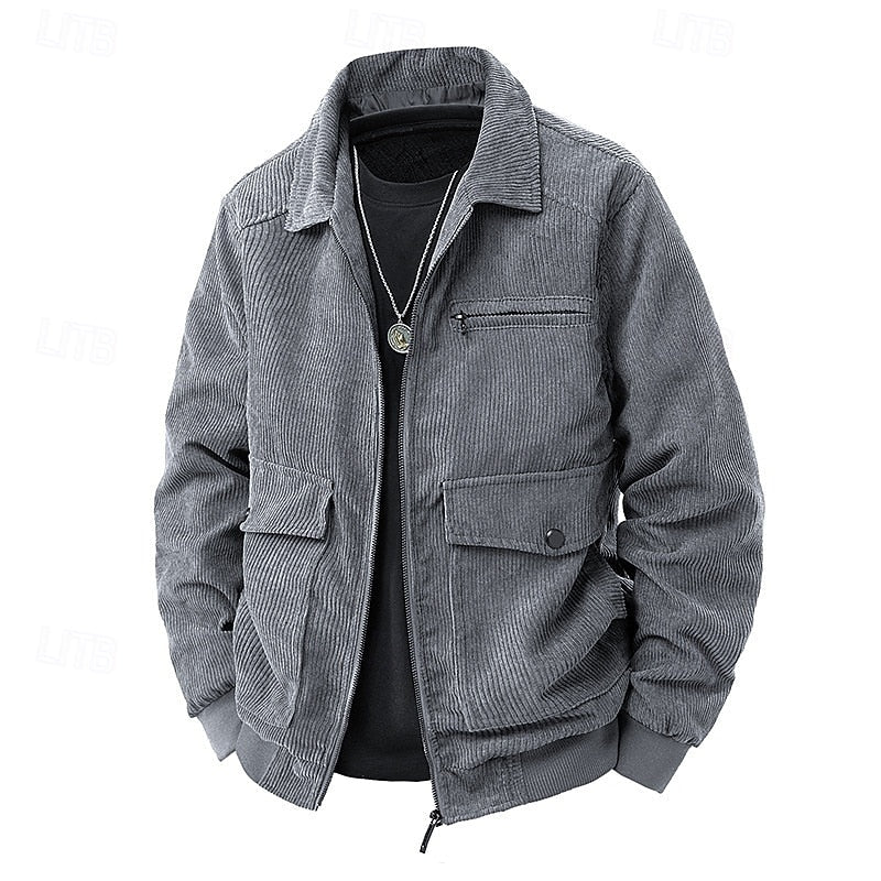 Marco | Chaqueta de cotelé con cuello camisero
