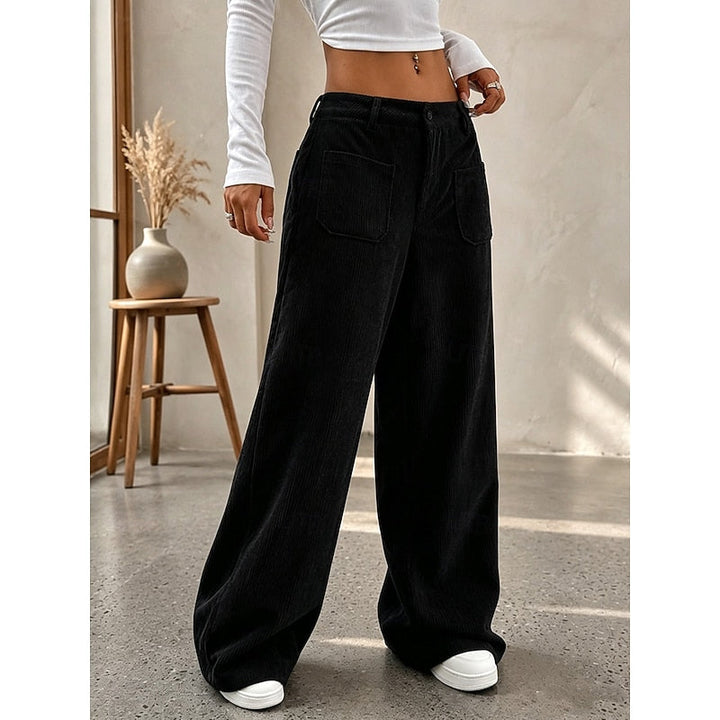 Lorenza | Pantalón de tiro alto y pierna ancha