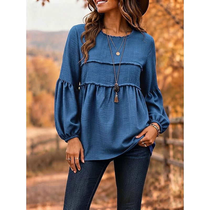 Jael | Blusa peplum holgada