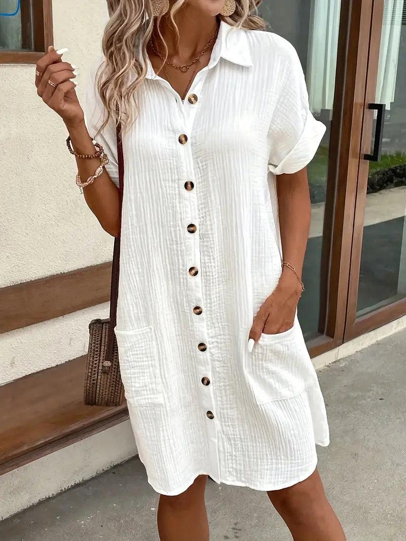 Betsabé | Vestido camisero con botones