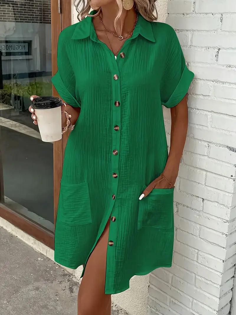Betsabé | Vestido camisero con botones