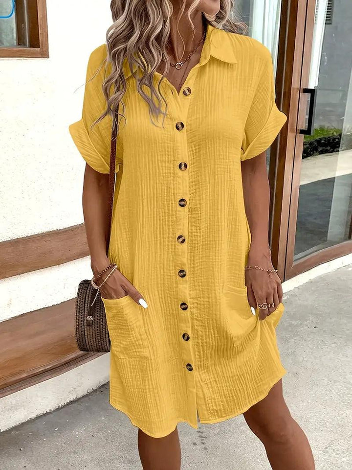 Betsabé | Vestido camisero con botones