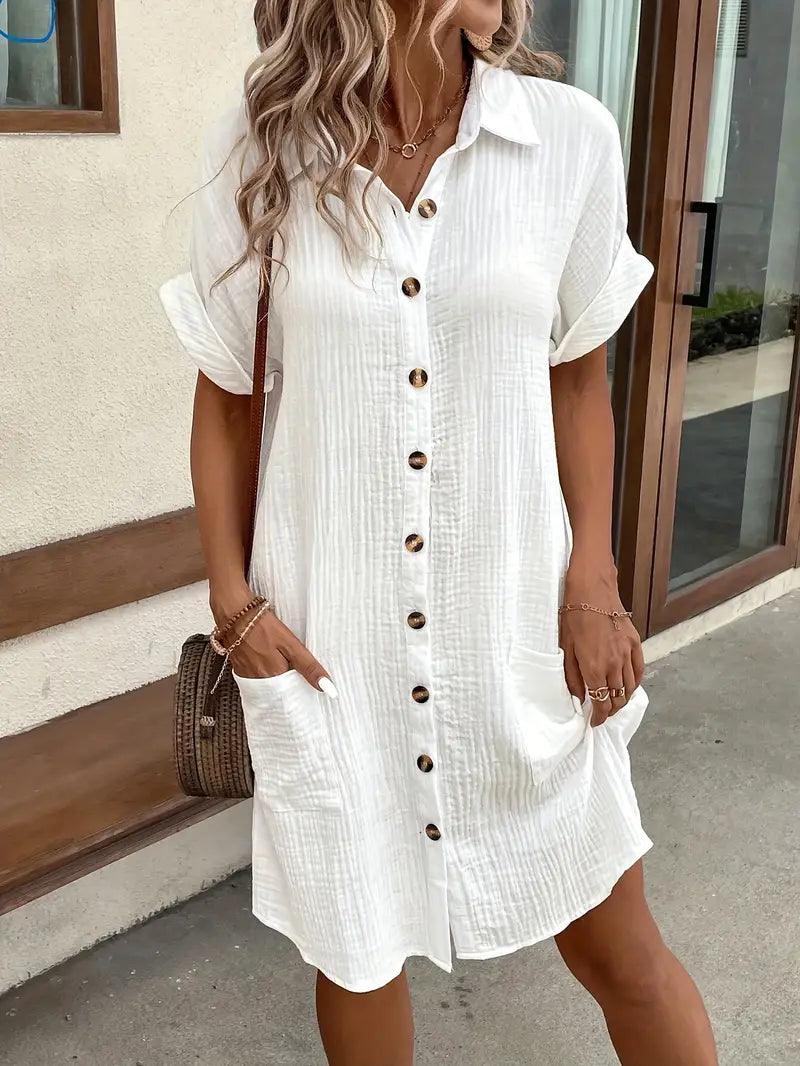 Betsabé | Vestido camisero con botones