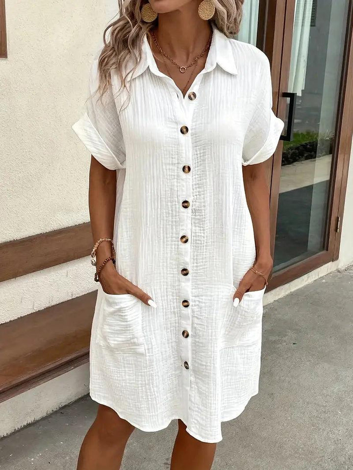 Betsabé | Vestido camisero con botones
