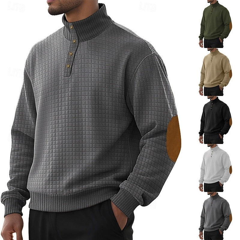Patricio | Sweater texturado con cuello alto