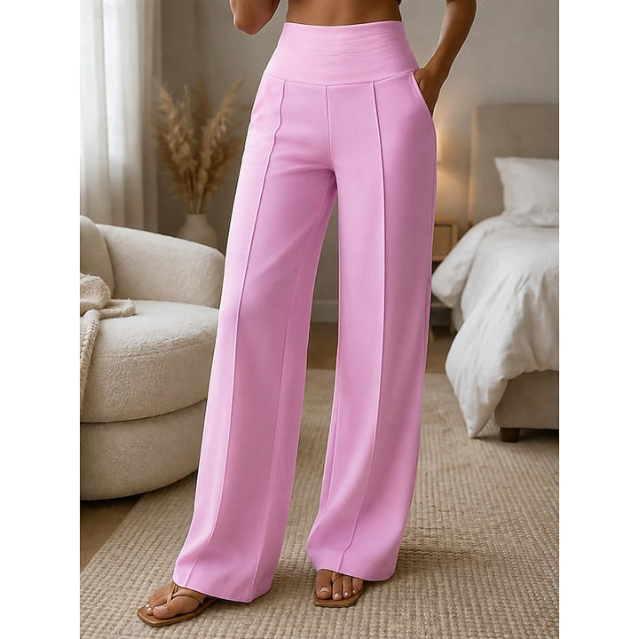 Bárbara Andrea | Pantalón de pierna ancha con tiro alto
