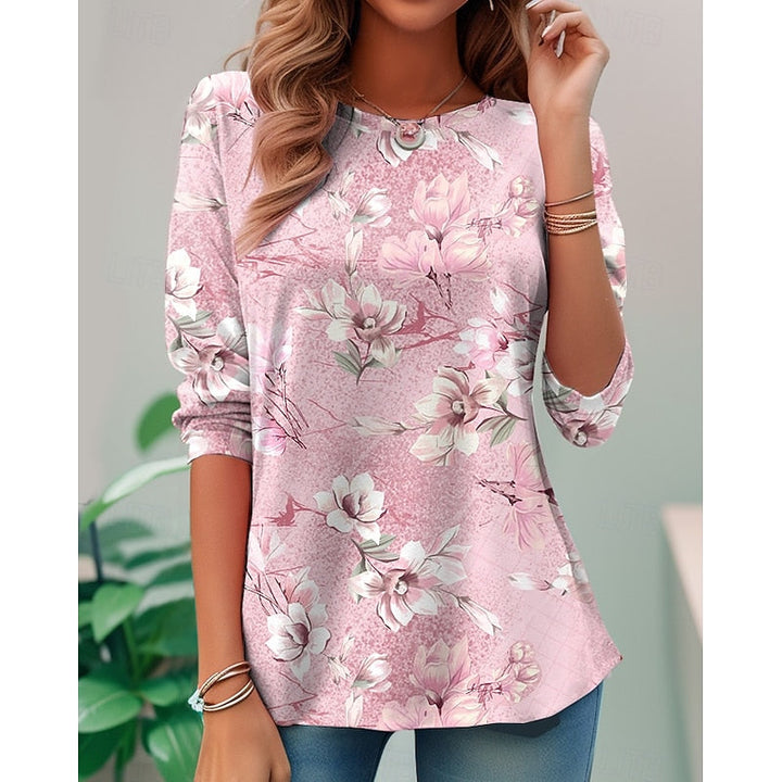 Candelaria | Blusa floral de manga larga