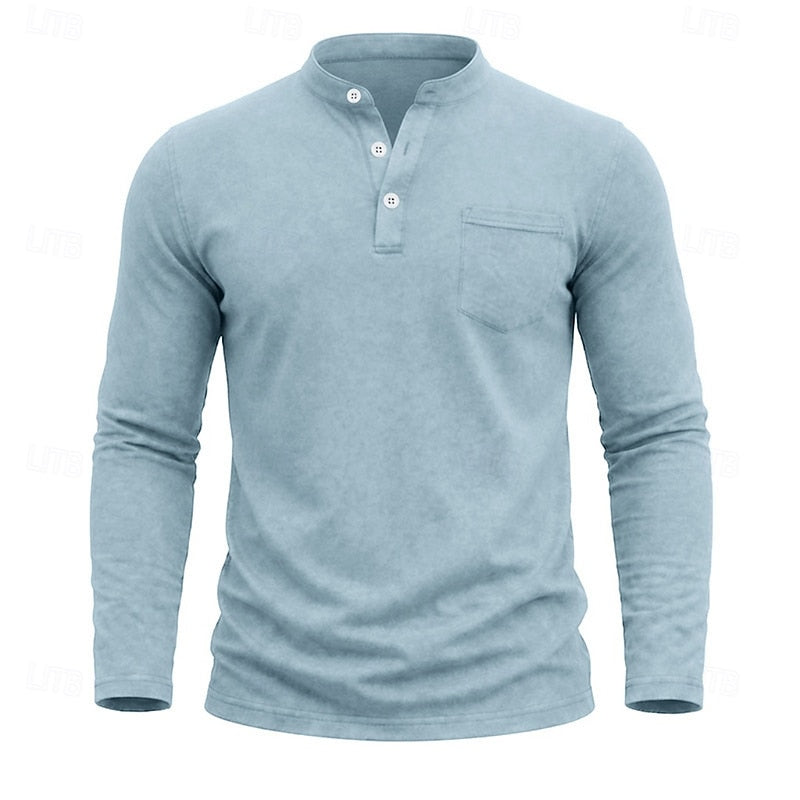 Filiberto | Polera henley manga larga