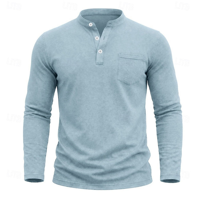 Filiberto | Polera henley manga larga