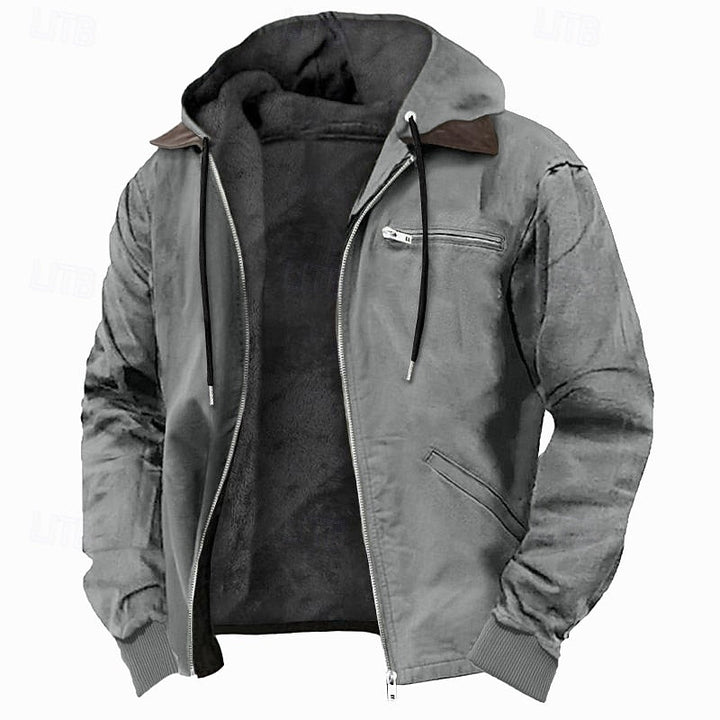 Óscar | Chaqueta con capucha forrada en polar